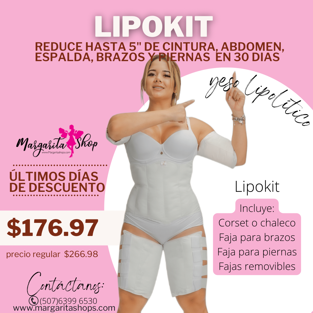 Lipo Kit- Fajas de yeso – Margarita shop - Fajas Panamá