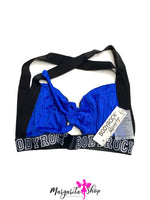 Skinny top azul rey texturizado BODYROCK