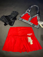 Falda tennis Rojo BODYROCK