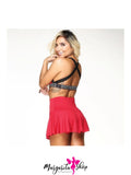 Falda tennis Rojo BODYROCK